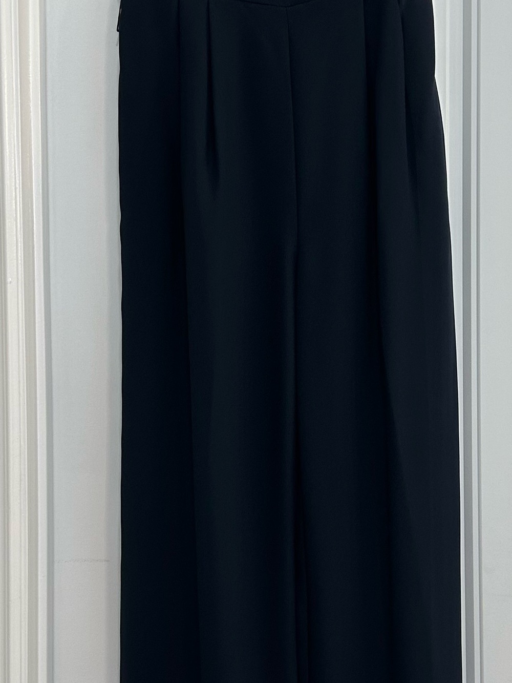 NWT Lauren Ralph Lauren Navy Jumpsuit Gold Crest Buttons Size 6 MSRP $345 - Picture 5 of 12